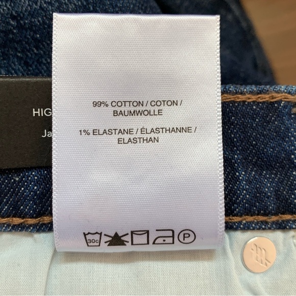 Silver Jeans Womens 25 Blue Highly Desirable High Rise Slim Straight Leg Dark - Picture 6 of 7